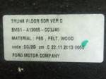 Ford Focus 3 Bagaj Halısı Bm51-A13065-Cc3ja6
