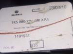 Volkswagen Jetta Sağ Arka Koltuk Yan Yatağı 1K5885704