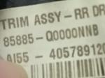 Hyundai Arka Eşik Kaplaması 85885-Q0000nnb